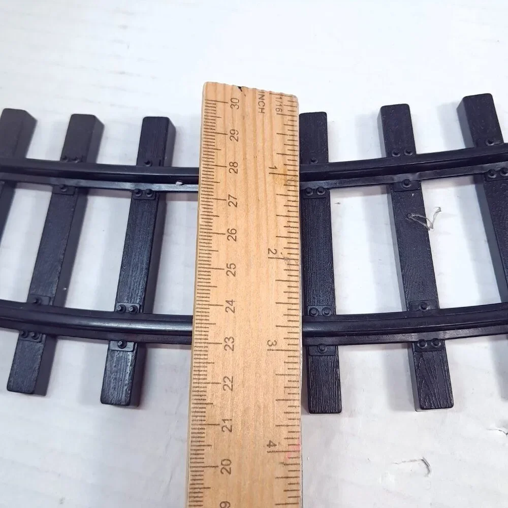 New Bright Train G Scale track 1986 plastic 12 pieces curve curved lot Hong Kong